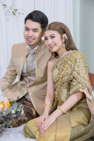 ชุดไทยเจ้าสาว ชุดไทยจักรพรรดิ์ เช่าที่แบมบี้ เวดดิ้ง ห้วยขวาง